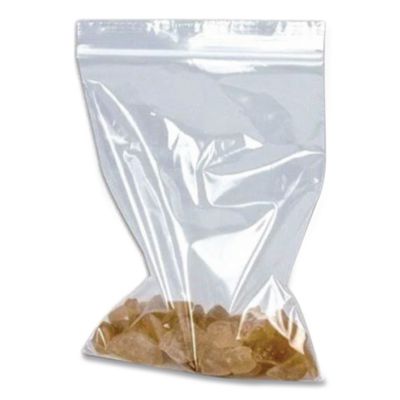 Plastic Zipper Bags, 32 oz, 7" x 8", Clear, 1,000 Bags/Box,