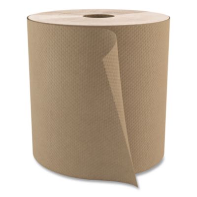 Select Roll Paper Towels, 1-Ply, 7.9" X 800 Ft, Natural, 6/c