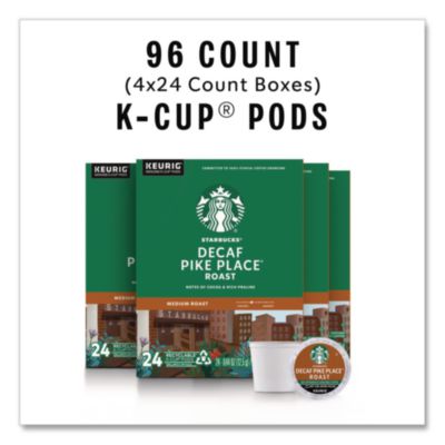 Pike Place Decaf Coffee K-Cups, 96/carton