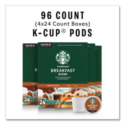 Breakfast Blend Coffee K-Cups, 96/carton