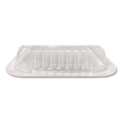 Plastic Dome Lids, Fits Oblong Pans 2061/2062, 8.25 x 5.88,