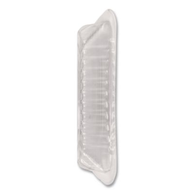 Plastic Dome Lids, Fits 1 lb Oblong Pan, Clear, 1,000/Carton