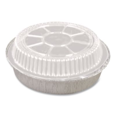Plastic Dome Lid, 8.25" Diameter x 0.88" h, Clear, 500/Carto