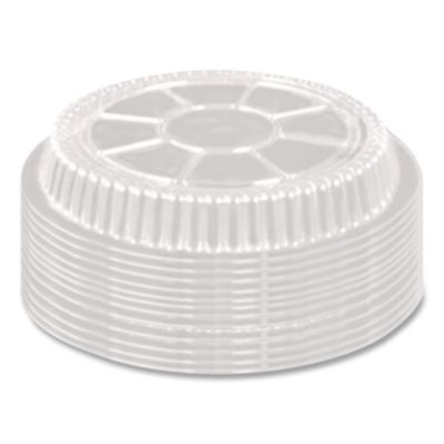 Plastic Dome Lid, 8.25" Diameter x 0.88" h, Clear, 500/Carto