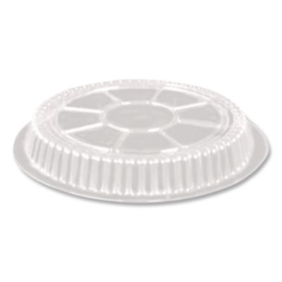Plastic Dome Lid, 8.25" Diameter x 0.88" h, Clear, 500/Carto