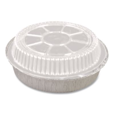 Plastic Dome Lids, Fits Round Pan 2047, 7" Diameter x 0.88"