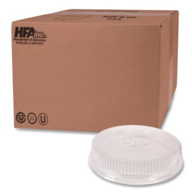 Round Plastic Dome Lid, Embossed, Fits 212/213, 16" Diameter