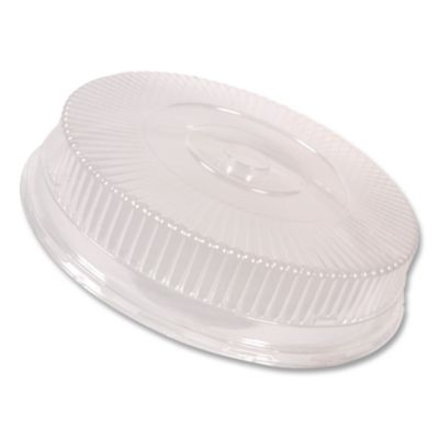 Round Plastic Dome Lid, Embossed, Fits 212/213, 16" Diameter