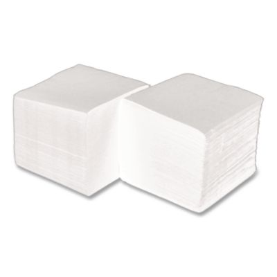Embossed Beverage Napkins, 2-Ply, 9.5 x 9.5, White, 3,000/Ca