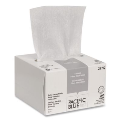 AccuWipe Recycled One-Ply Delicate Task Wipers, 1-Ply, 4.5 x