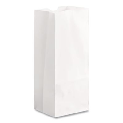 Grocery Paper Bags, 4# Size, 30# Basis Weight, 5" x 3.13" x