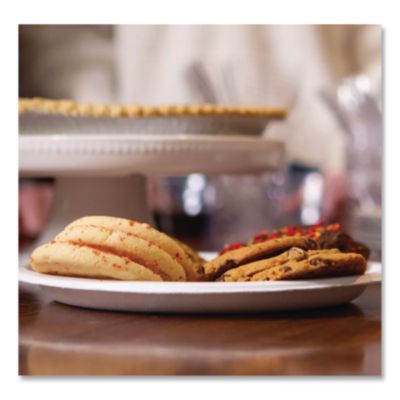 Paper Dinnerware, Plate, 8.75" Dia, White, 500/carton