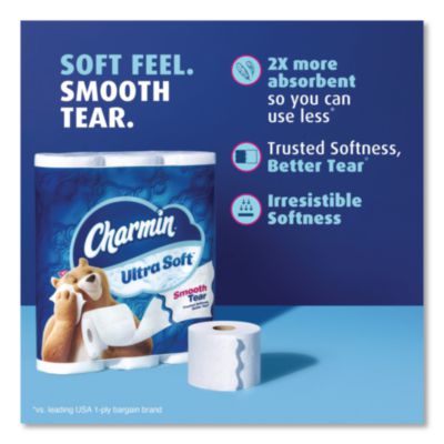 Ultra Soft Bathroom Tissue, Septic Safe, 2-Ply, White, 312 S