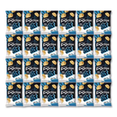 Potato Chips, Sea Salt Flavor, 0.8 Oz Bag, 24/carton