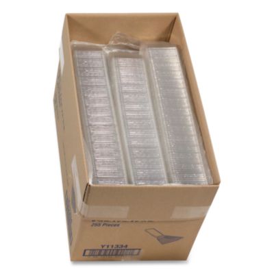 Plastic Hinged Lid Sandwich Container, 3.25 x 6.5 x 3, Clear