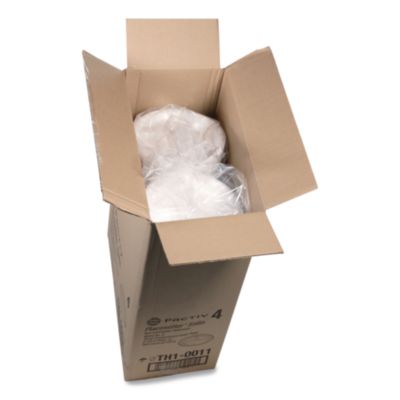 Placesetter Satin Non-Laminated Foam Dinnerware, 3-Compartme