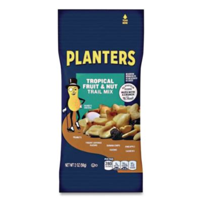 Trail Mix, Tropical Fruit And Nut, 2 Oz Bag, 72/carton