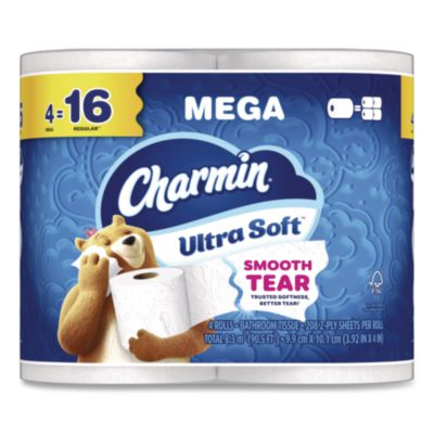 Ultra Soft Bathroom Tissue, Mega Roll, Septic Safe, 2-Ply, W
