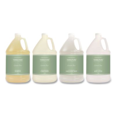 Terra Pure Lotion Gallon, 1 gal Bottle, Green Tea and Lemong