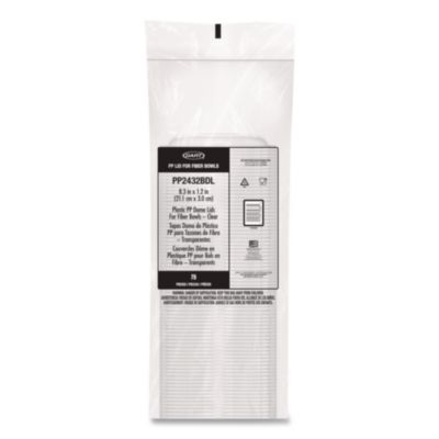 Dome Covers and Lids, For 24 oz to 32 oz Containers, 8.28" D