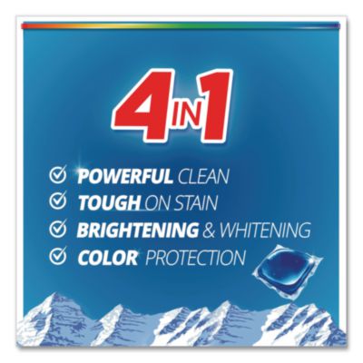 4-in-1 HE Laundry Detergent Pacs, Fresh Mountain Breeze Scen