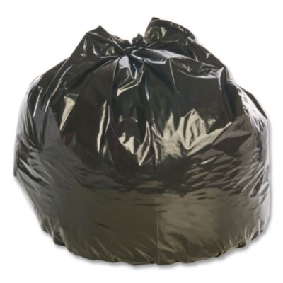 Insect-Repellent Trash Bags, 45 Gal, 2 Mil, 40" X 45", Black