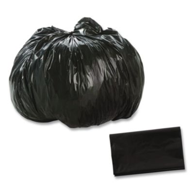 Total Recycled Content Plastic Trash Bags, 10 gal, 1 mil, 24
