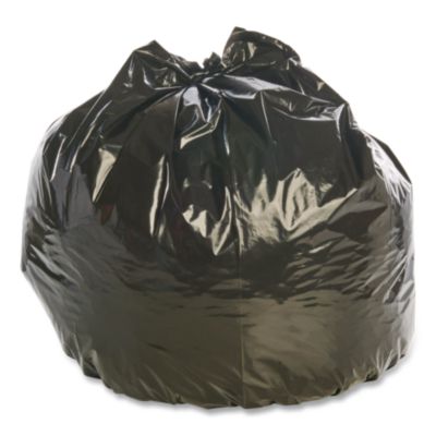 Insect-Repellent Trash Bags, 35 Gal, 2 Mil, 33" X 45", Black
