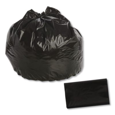 Total Recycled Content Plastic Trash Bags, 33 gal, 1.3 mil,