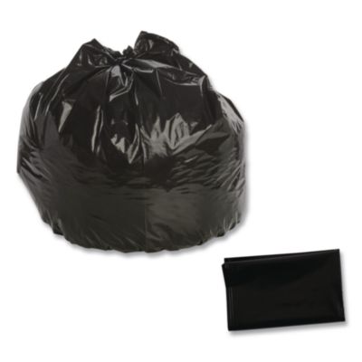 Insect-Repellent Trash Bags, 45 Gal, 2 Mil, 40" X 45", Black