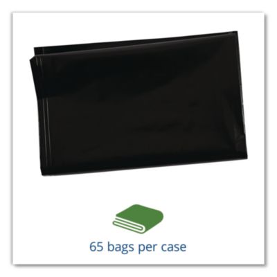 Insect-Repellent Trash Bags, 45 Gal, 2 Mil, 40" X 45", Black