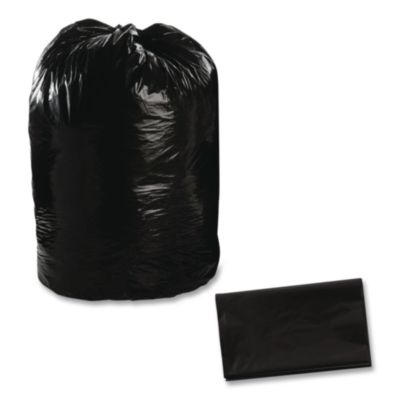 Total Recycled Content Plastic Trash Bags, 60 gal, 1.5 mil,