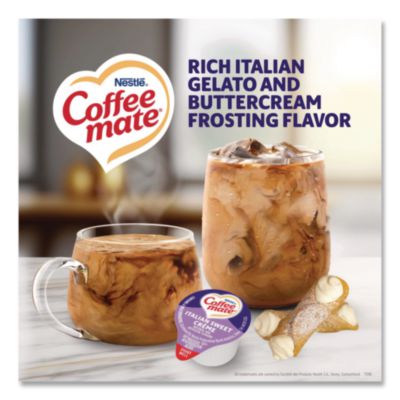 Bulk Liquid Coffee Creamer, Italian Sweet Cream, 0.38 oz Min