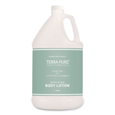 Terra Pure Lotion Gallon, 1 gal Bottle, Green Tea and Lemong
