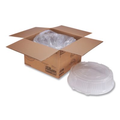 Caterline Dome Lids, 16" Diameter x 2.75" h, Clear, Plastic,