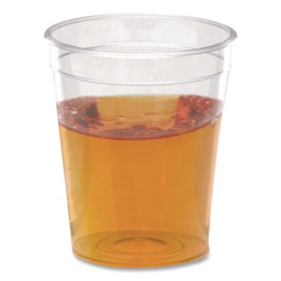 Comet Plastic Portion/shot Glass, 2 Oz, Clear, 50/pack, 50 P