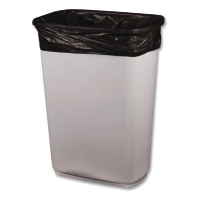 Reprocessed Resin Can Liners, 60 gal, 1.5 mil, 38" x 58", Bl