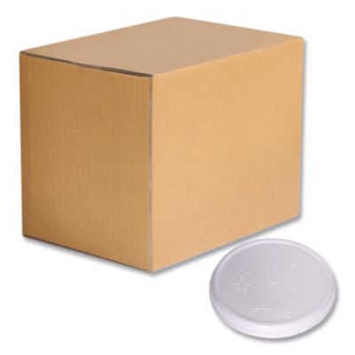 Plastic Lids for Foam Cups and Bowls, Fits 8 oz to 16 oz Cup