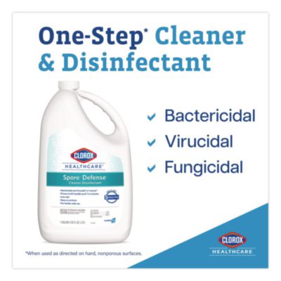 Spore Defense Cleaner Disinfectant, Open System, Unscented,