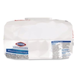 Bleach Germicidal Wipes, Disinfectant Wipes, 1-Ply, 6.75 x 9
