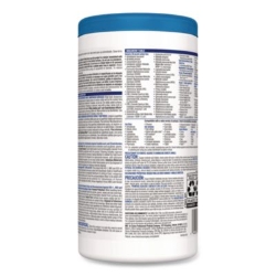 Bleach Germicidal Wipes, 1-Ply, 6.75 x 9, Unscented, White,