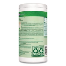 CloroxPro EcoClean Disinfecting Wipes, 1-Ply, 8 x 7, Unscent