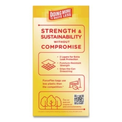 ForceFlex Kitchen Drawstring Trash Bags, 13 gal, Gain Fresh