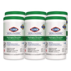 Hydrogen Peroxide Cleaner Disinfectant Wipes, 9 x 6.75, Unsc