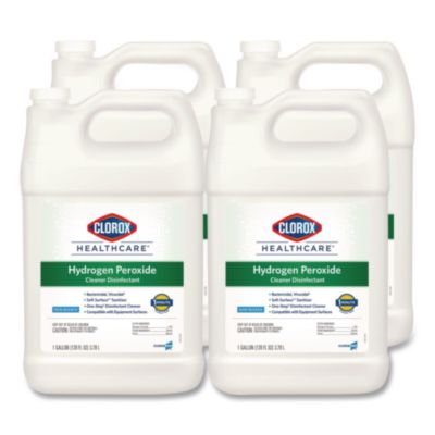 Hydrogen-Peroxide Cleaner/Disinfectant, Unscented, 1 gal Bot