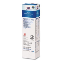 Bleach Germicidal Wipes, Individual Wipes, 1-Ply, 6.75 x 9,