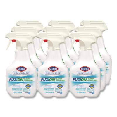 Fuzion Cleaner Disinfectant, Unscented, 32 Oz Spray Bottle, 