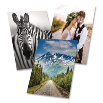 Satin Photographic Paper Roll, 2" Core, 8 mil, 42" x 100 ft,