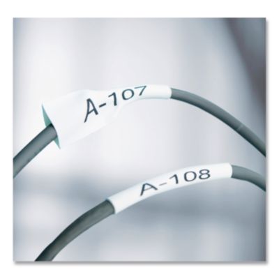 Rhino Heat Shrink Tubes Industrial Label Tape, 0.75" X 5 Ft,