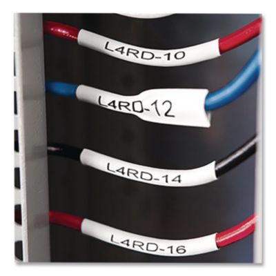 Rhino Heat Shrink Tubes Industrial Label Tape, 0.75" X 5 Ft,